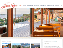 Tablet Screenshot of escape-to-hiddenchic.com